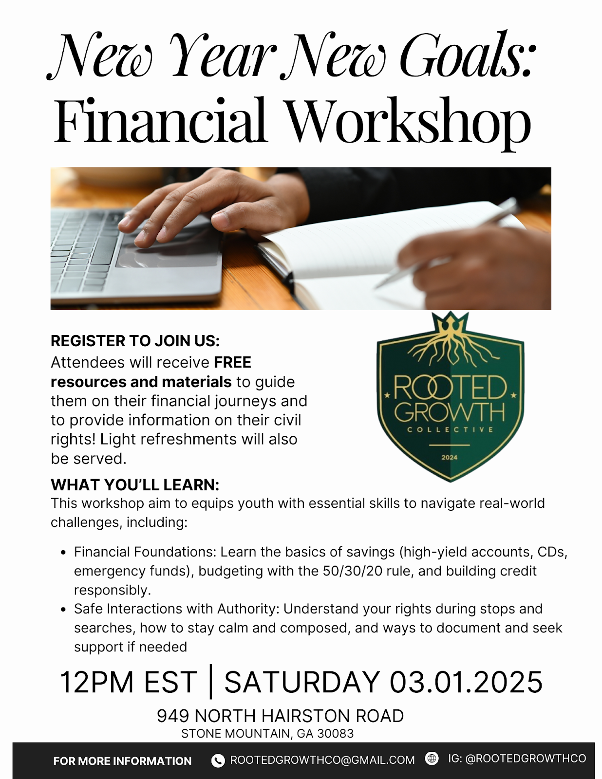 Financial Literacy Workshop: Dekalb Access and Resource Center