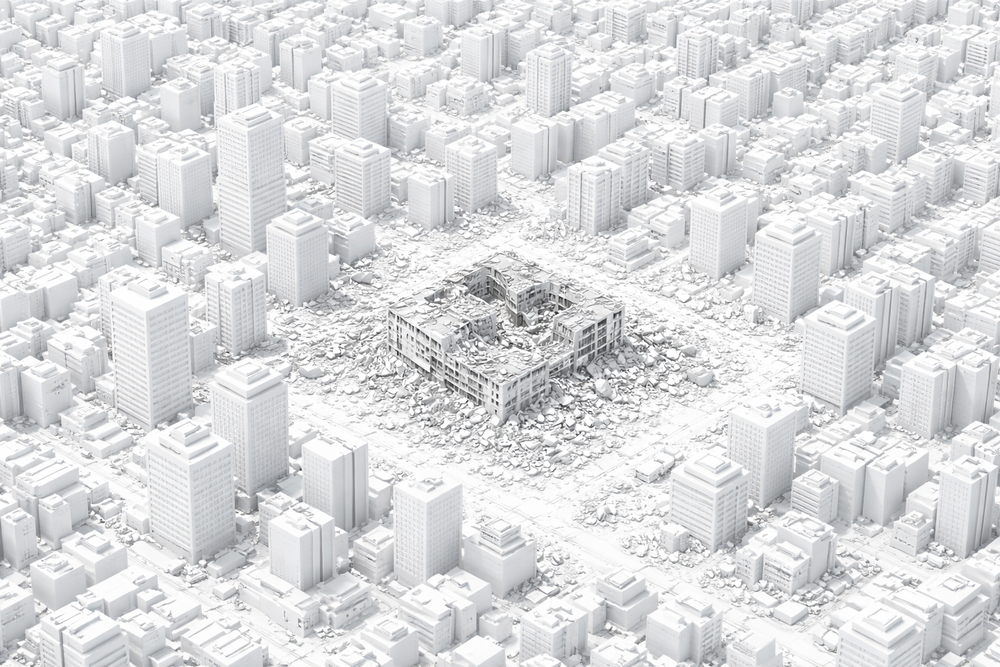 Post-conflict urban monitoring zone