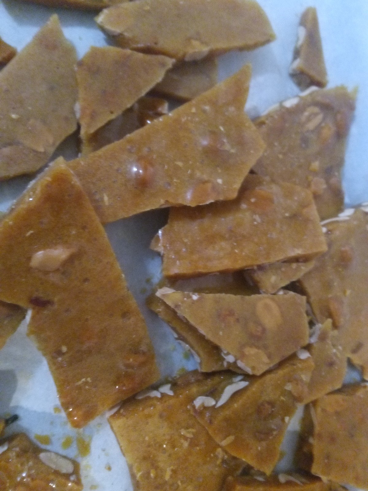 homemade from scratch peanut brittle by Cookie Crumb Delights