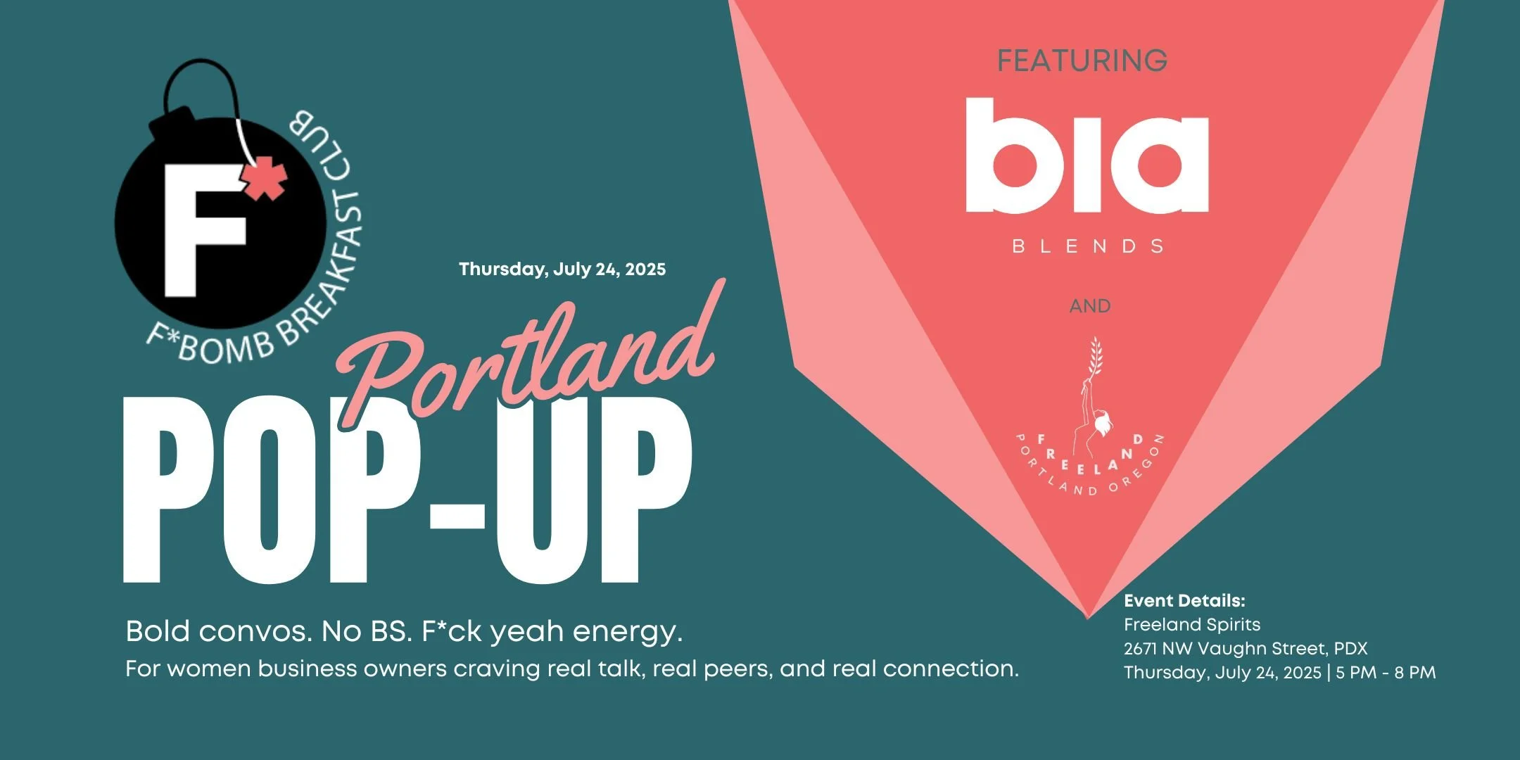 Portland Pop-Up | F*Bomb x Bia Blends