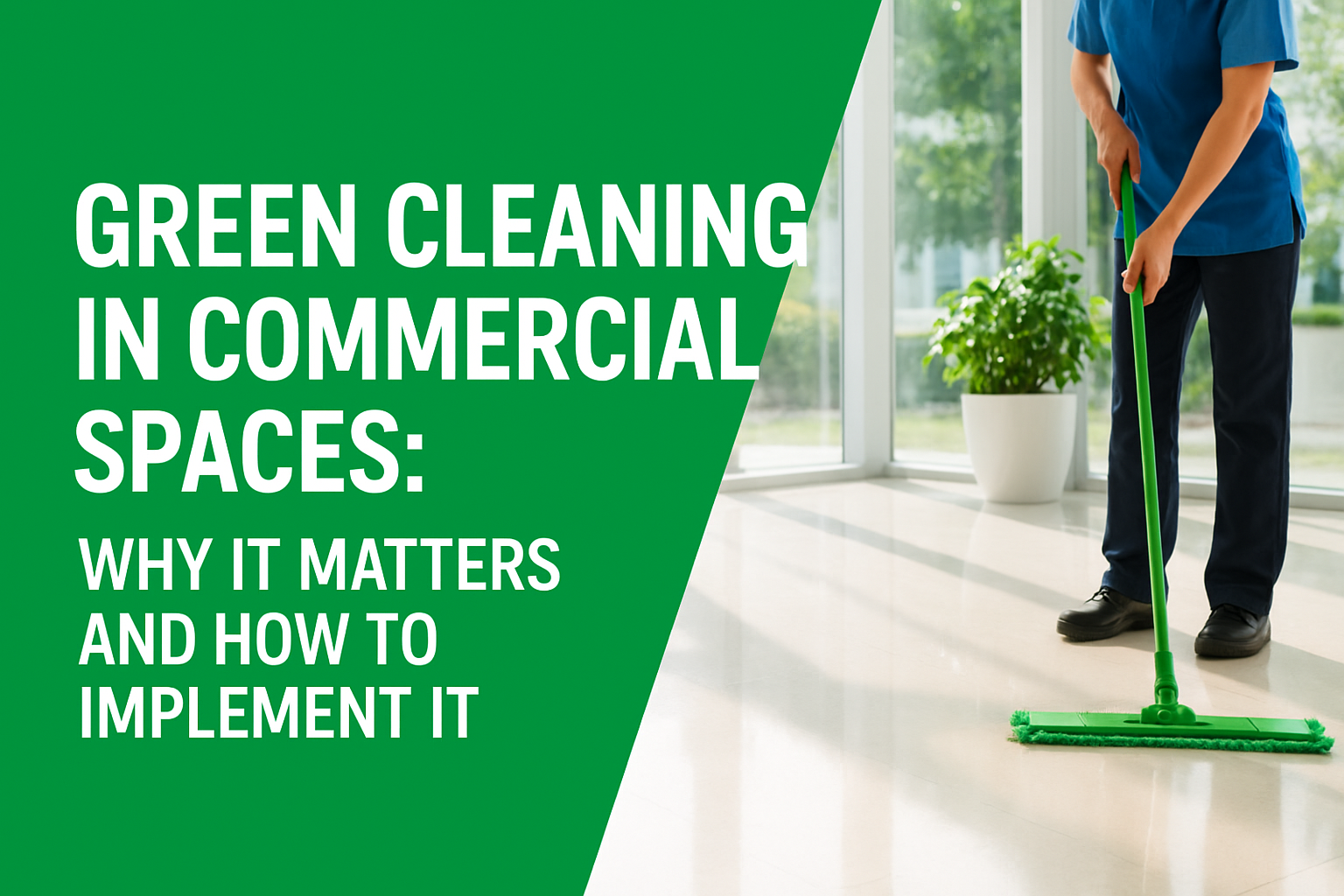 Green Cleaning in Commercial Spaces: Why It Matters and How to Implement It