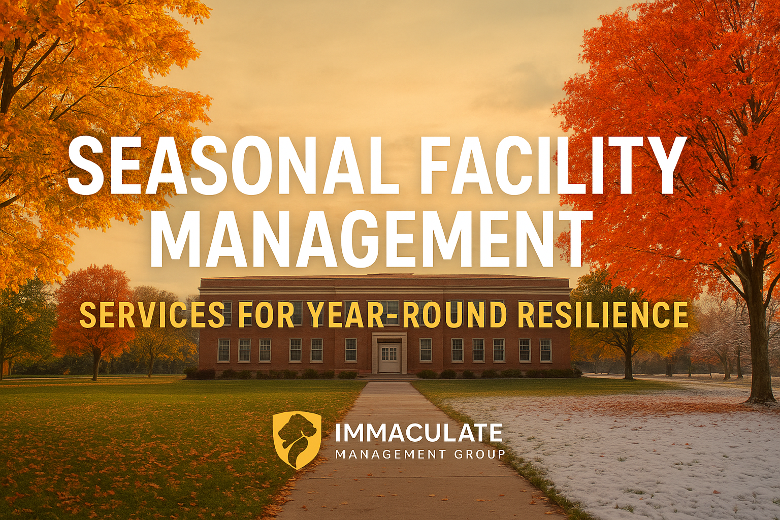 🍂 Preparing Facilities for Fall: Why This Season Matters More Than Ever