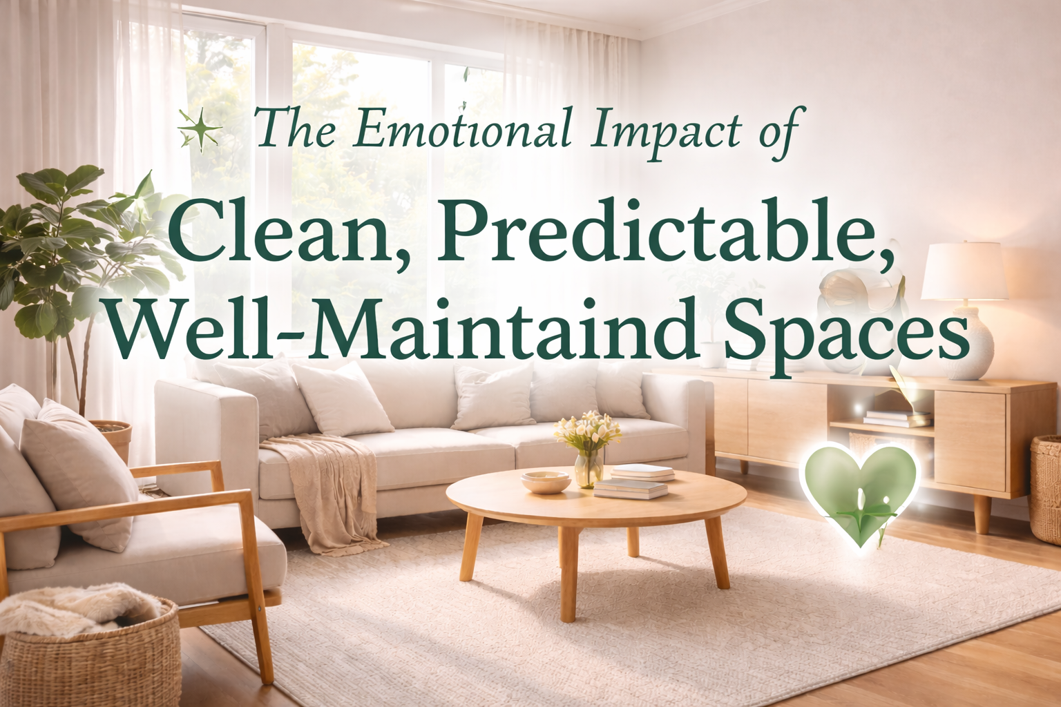 The Emotional Impact of Clean, Predictable, and Well-Maintained Spaces
