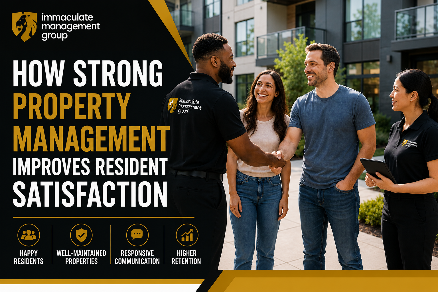 How Strong Property Management Improves Resident Satisfaction