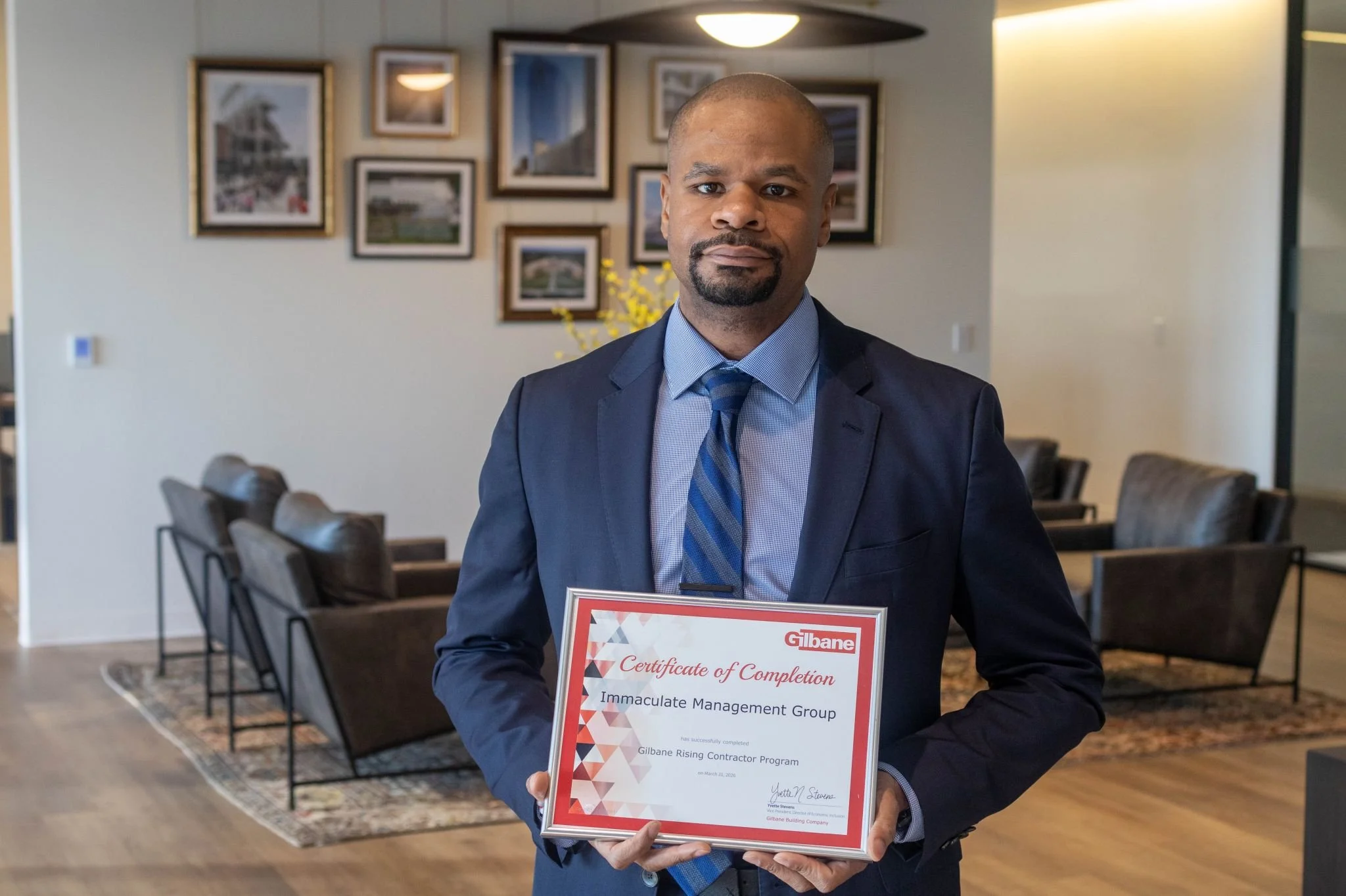 Immaculate Management Group Completes Gilbane Rising Contractor Program