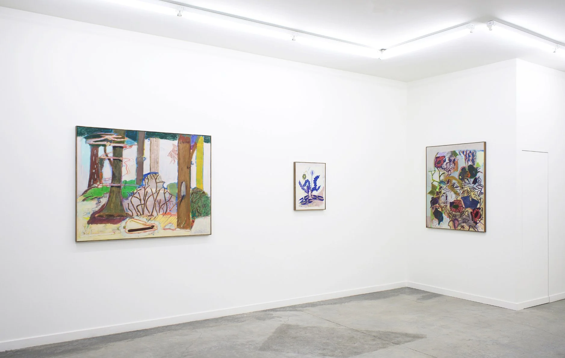 Christoph Roßner, Exhibition Romer Young Gallery, Transparent Trees