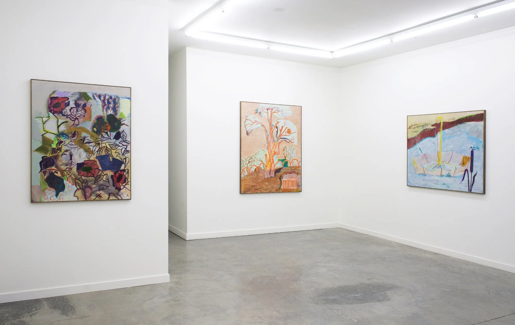Christoph Roßner, Exhibition Romer Young Gallery, Transparent Trees