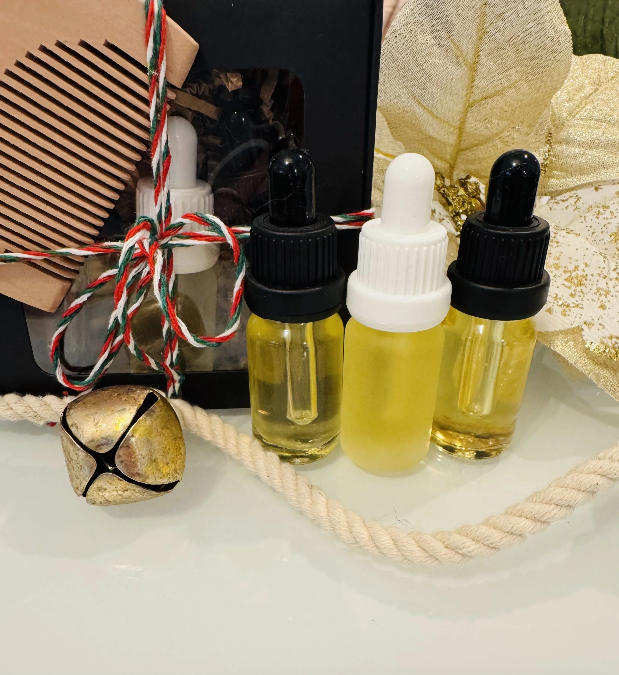 Holiday Beard Oil Trio Set