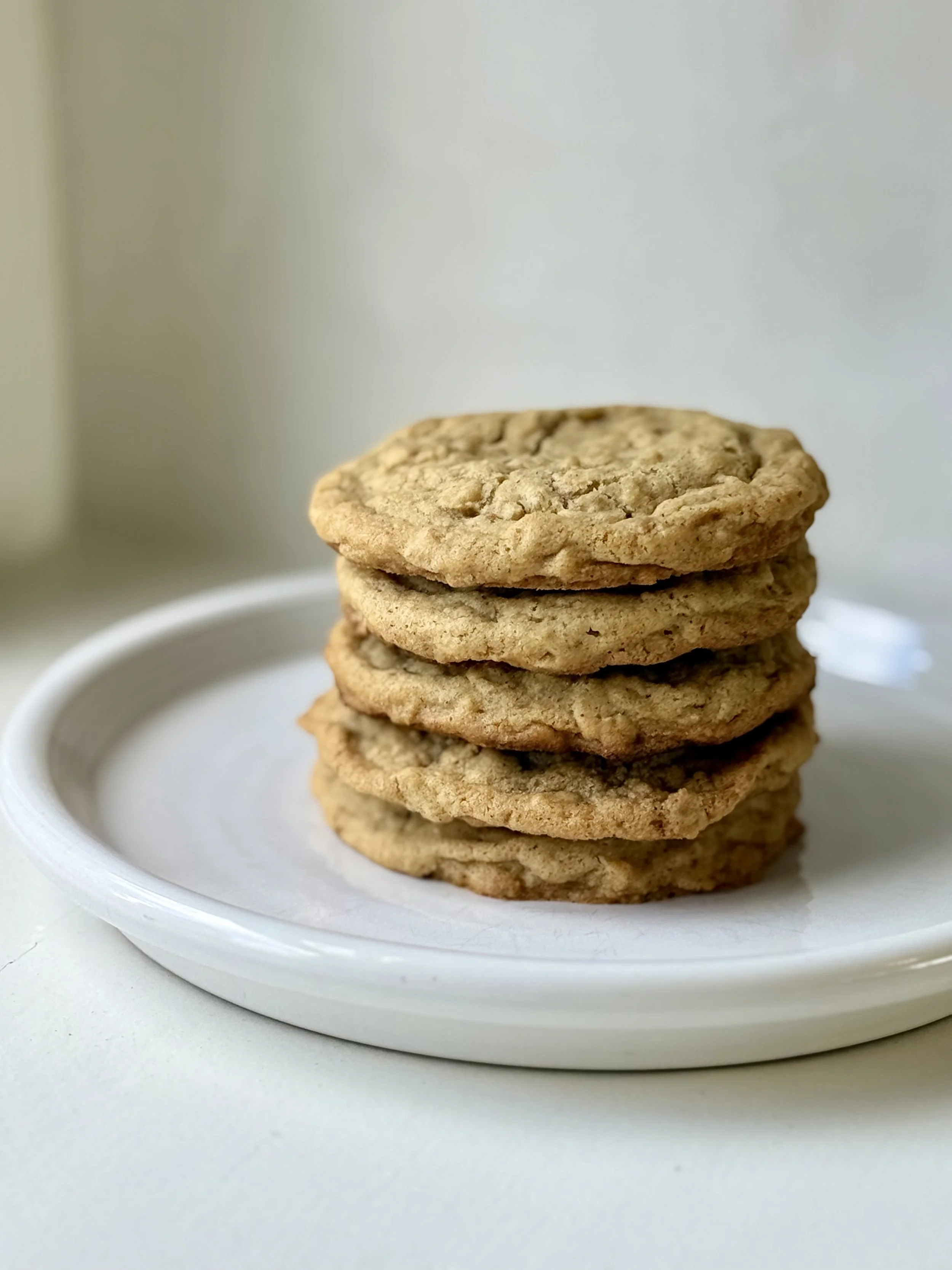 Brown Butter Oatmeal Cookies