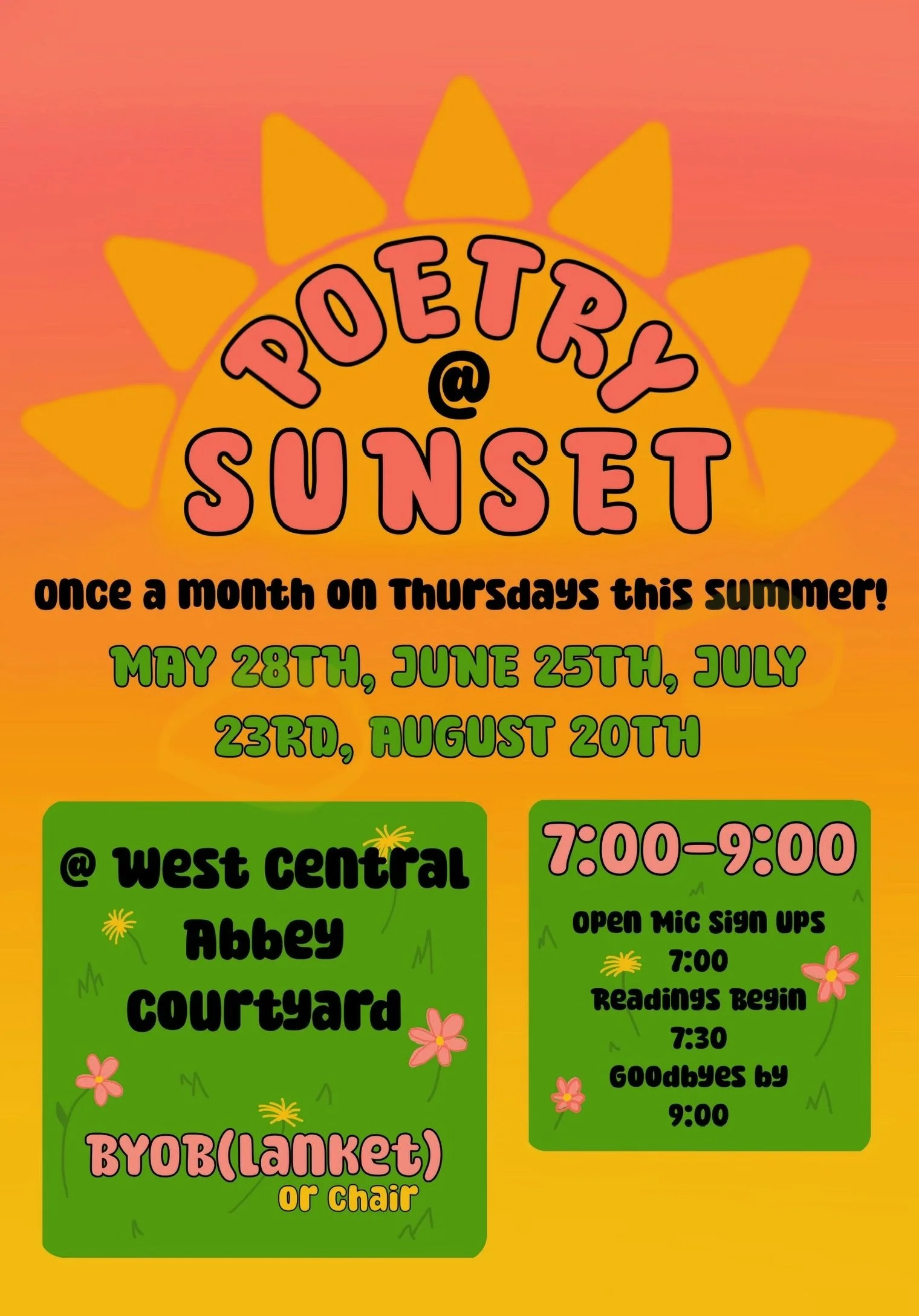 Poetry at Sunset