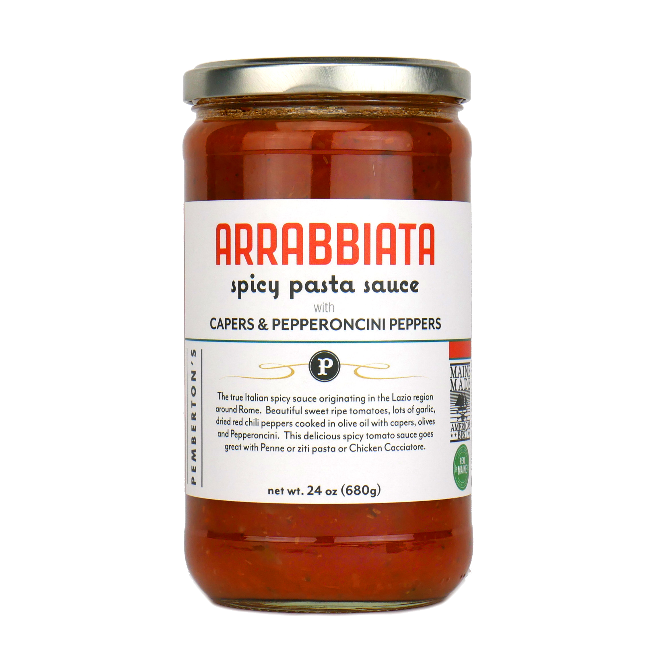 Pemberton's Arrabbiata Pasta Sauce