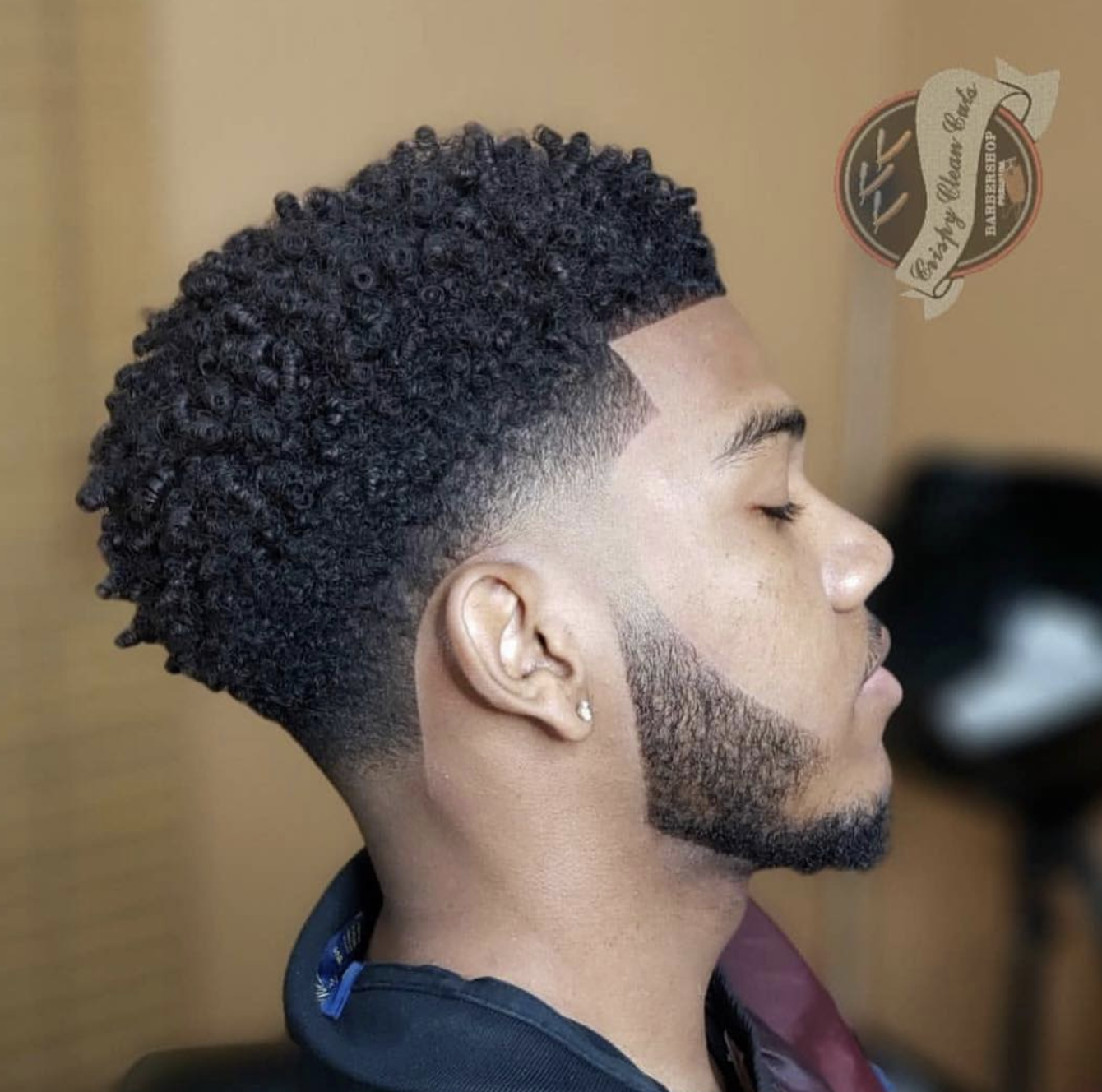 Sponge Curls With Taper
