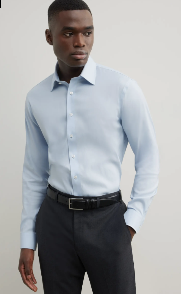 Nordstrom trim fit premium performance dress shirt, regular and big and tall sizing
