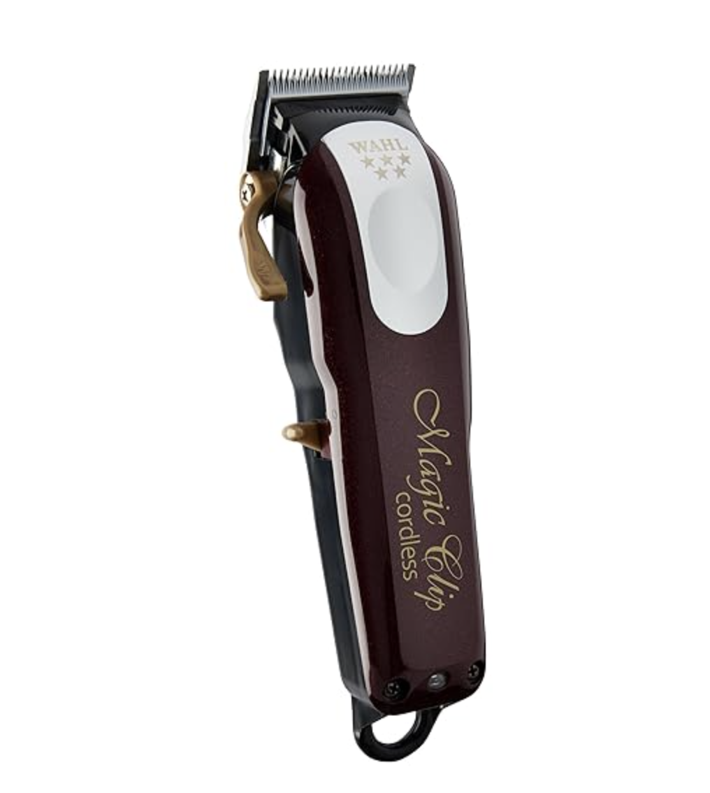 Wahl Magic Clip cordless professional clipper, designed for seamless blending and cutting through dense or coarse hair textures.