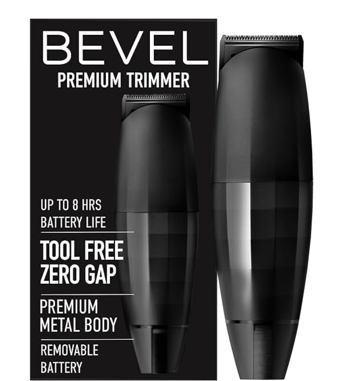 The Bevel Beard Trimmer for men, ranked as the best overall beard trimmer in 2026 for coarse and curly hair textures.