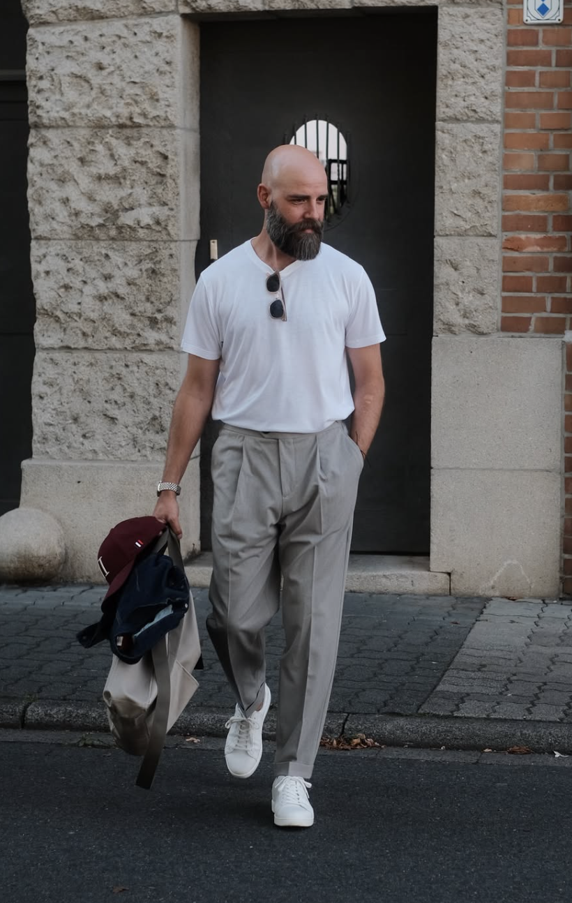 The White Sneakers Stylish Men Wear With Everything