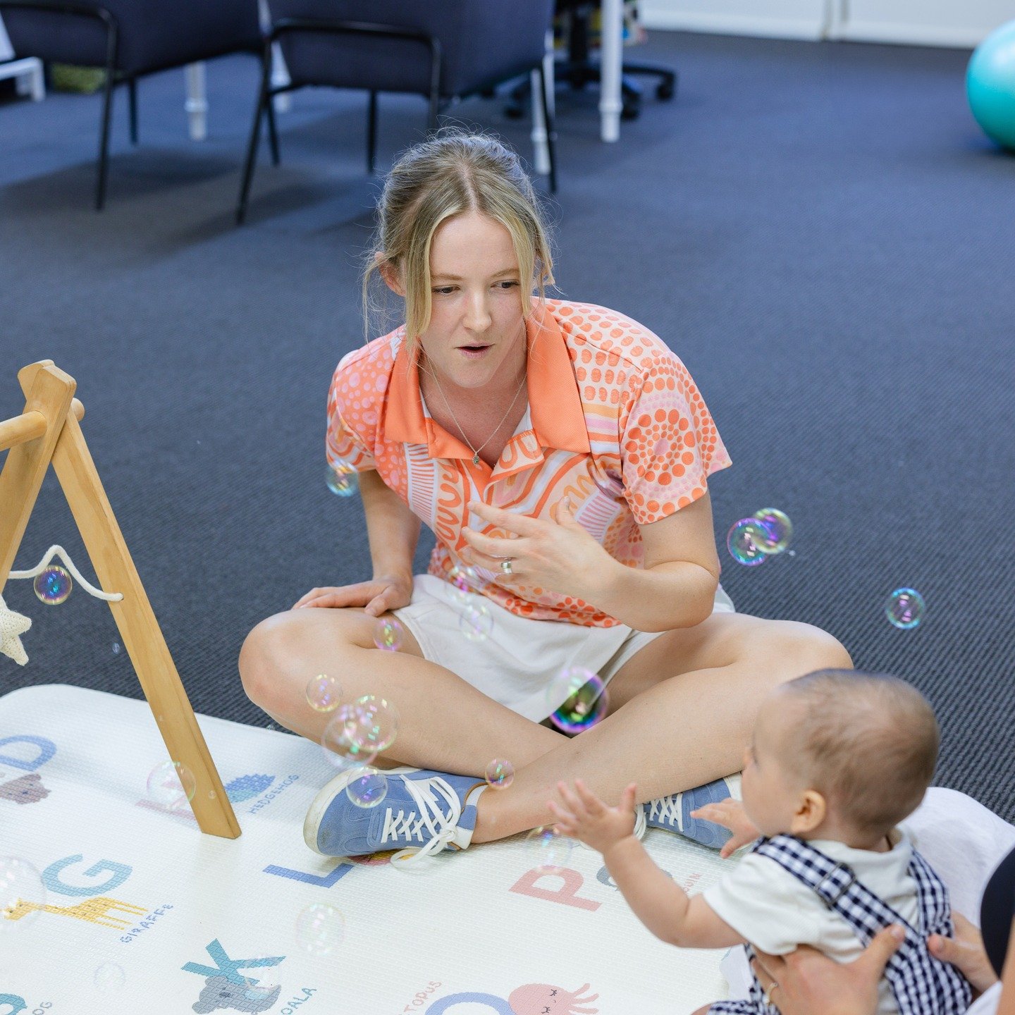We always want more bubbles! 😄

Show your puggle a gesture or sign to help them interact with you, build understanding and give them an opportunity to communicate.