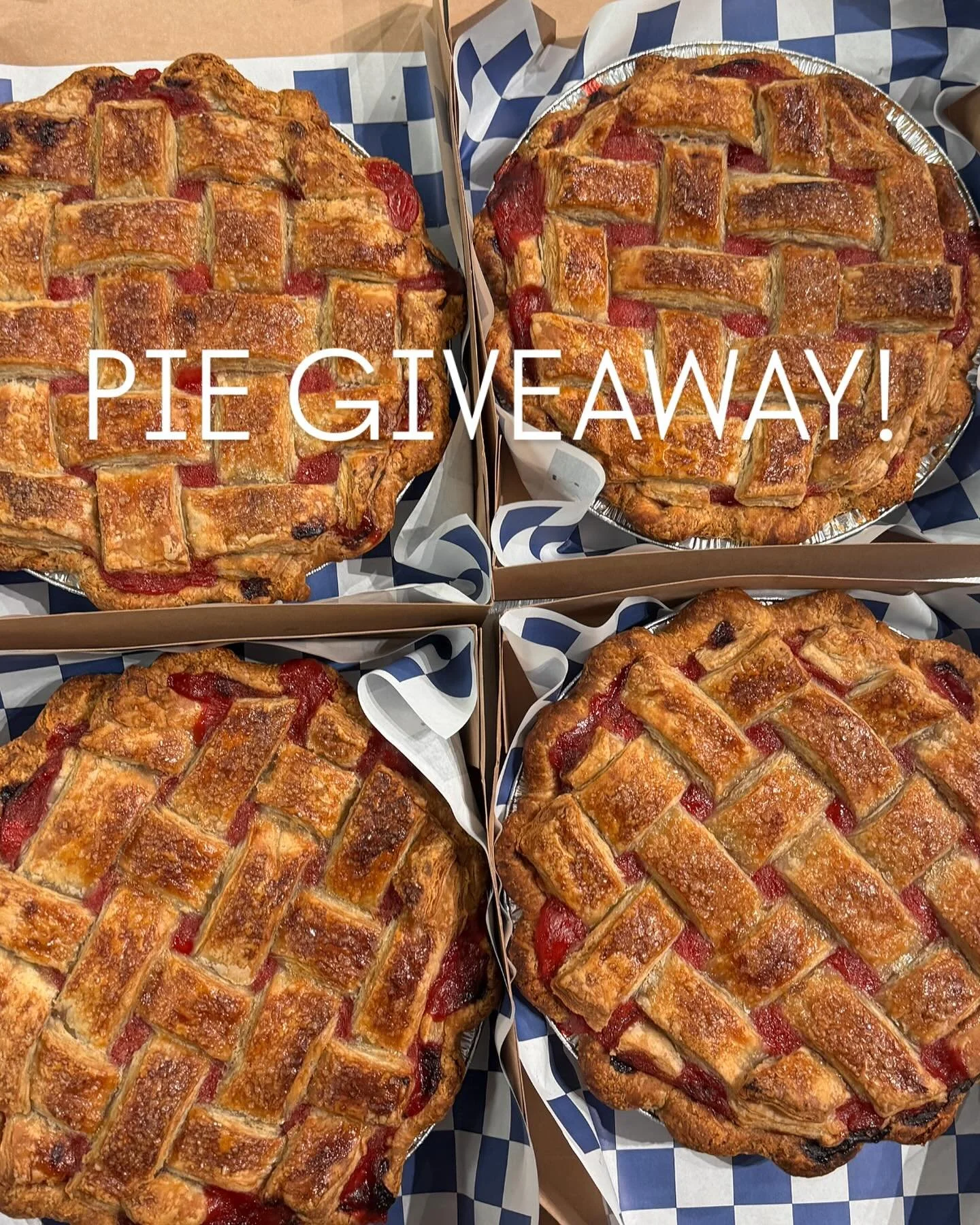 🔆 who wants to win a pie for this Sunday&rsquo;s pop up?

Win a free 9 in pie of your choice! 

To enter: 
-Follow @thistlebakingco 
-share this post and tag a friend or two! 

Winner announced Thursday and pickup will be at the summer Sunday pop-up