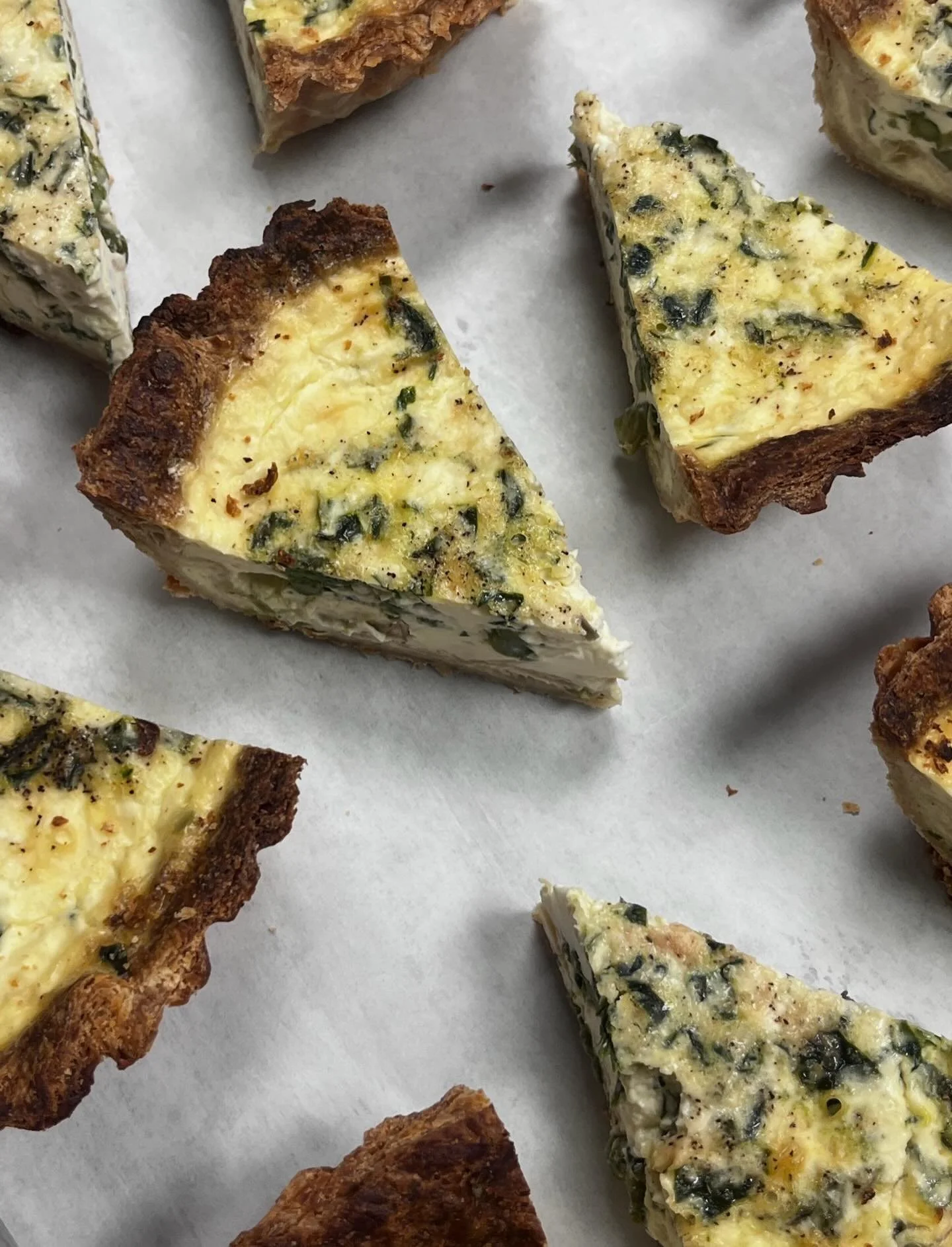 🔆PASTRY BOX PRE ORDER OPEN NOW🔆

Lots of spring flavors and delicate desserts &amp; pastries to enjoy this weekend! Quiche is back, this time with ramps! Rhubarb is getting prettier everyday and man my starter has been happy. Sourdough English muff