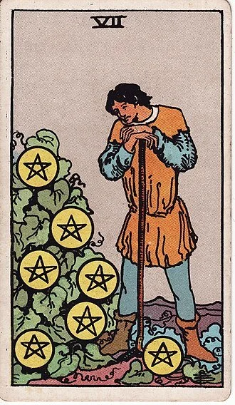 New Moon Taurus: 7 of Pentacles