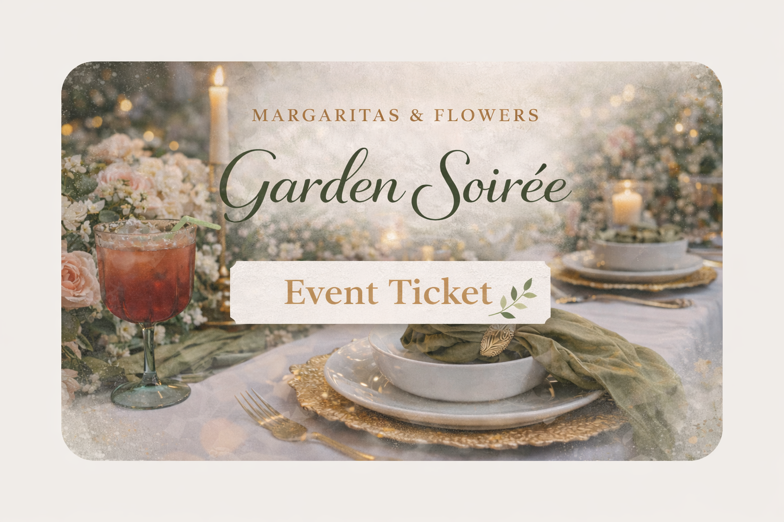 Margaritas & Flowers: Garden Soirée
