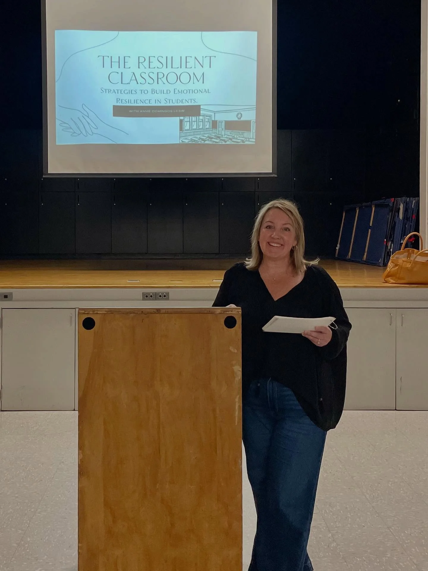 Last week I had the honor of speaking at my kids&rsquo; school to share &ldquo;The Resilient Classroom: Strategies for Building Emotional Resilience in Students.&rdquo; 💛

We dove into the science of emotion and regulation, how to respond when meltd