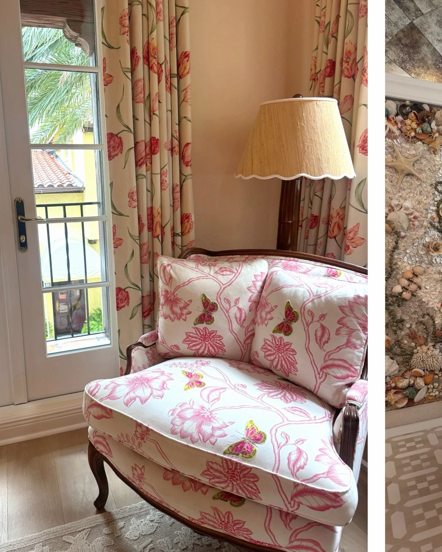 Palm Beach: exactly the reset I need this time of year. 

This place has a way of reminding you that design can be joyful. The colors are confident, the patterns are playful, and nothing feels overly precious. Pinks, greens, and blues coexist effortl