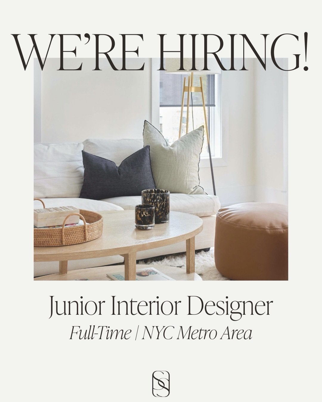 We&rsquo;re looking for a Junior Interior Designer to join our growing team at Style and Space here in the NYC metro area! This is a full-time position for someone who is creative, detail-oriented, and deeply passionate about interior design. 
 
You&