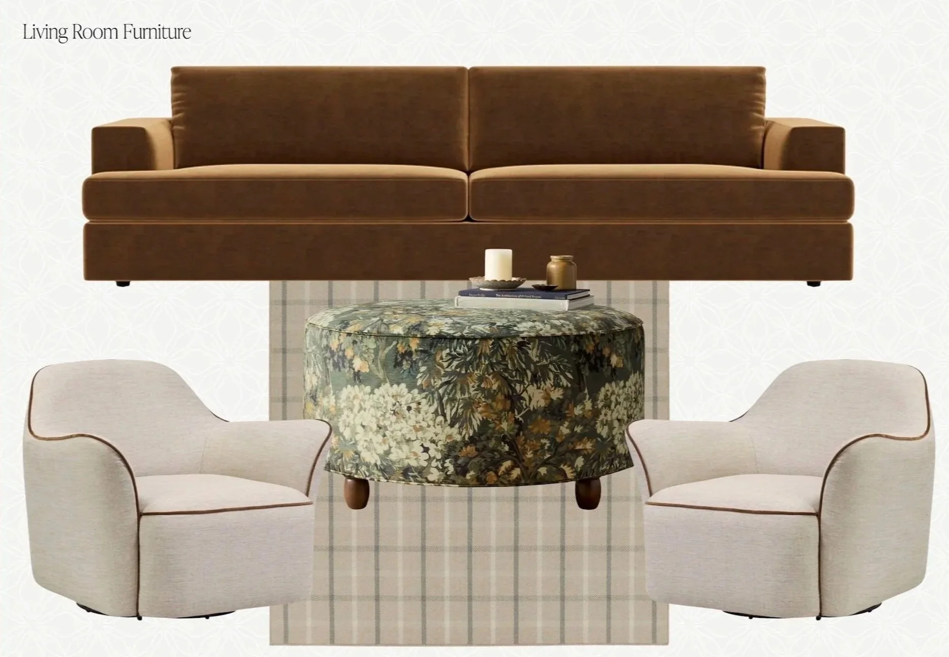 Living Room Furniture choices during a custom interior design process | Style and Space Interiors NY