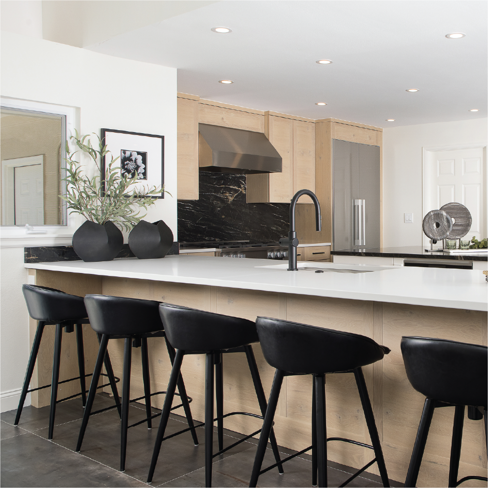 Transforming a builder-grade kitchen with custom details, textures, and materials | Style and Space Interiors NY