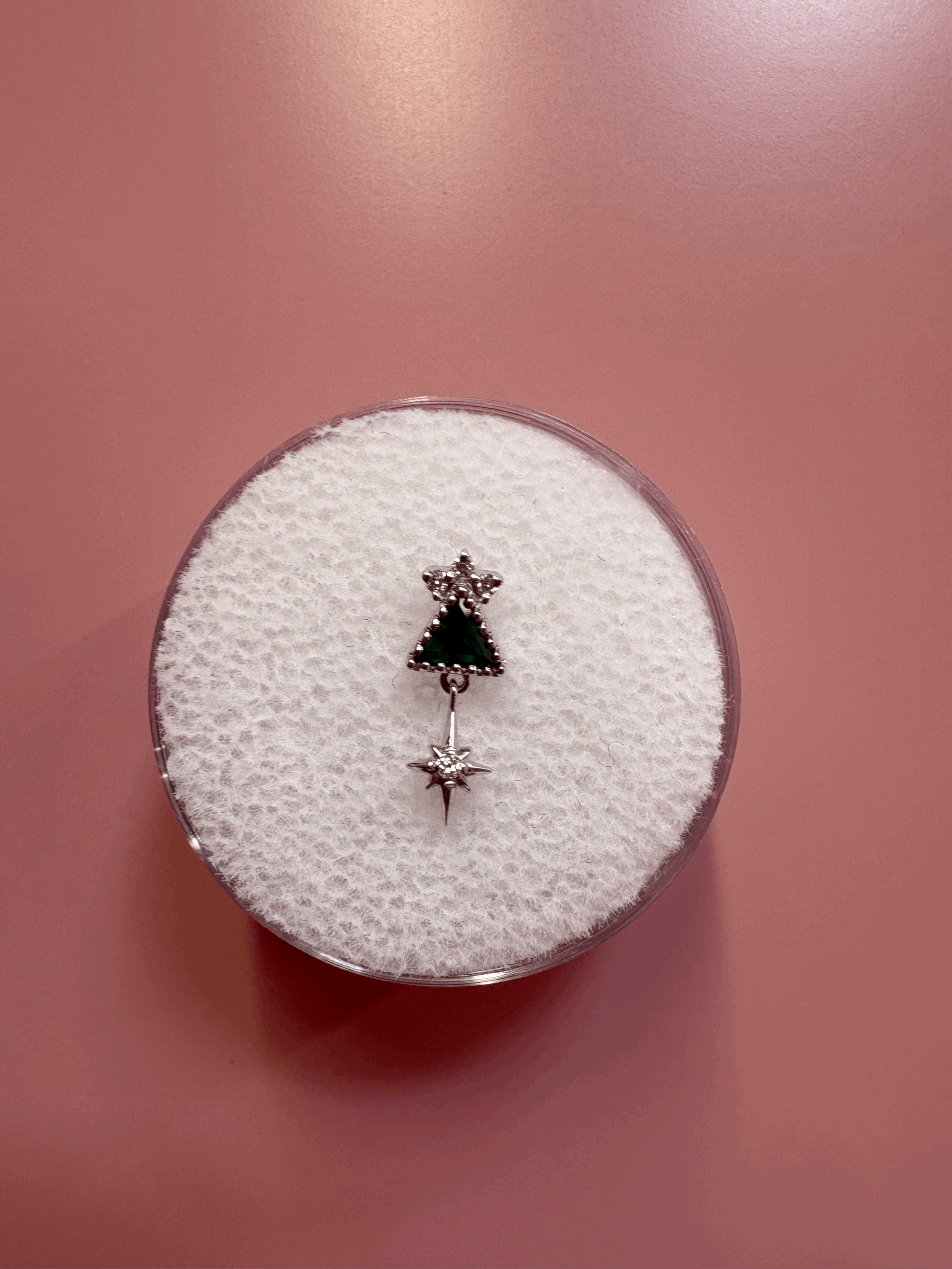 SOLSTICE GREEN CHALCEDONY / 14K WHITE GOLD