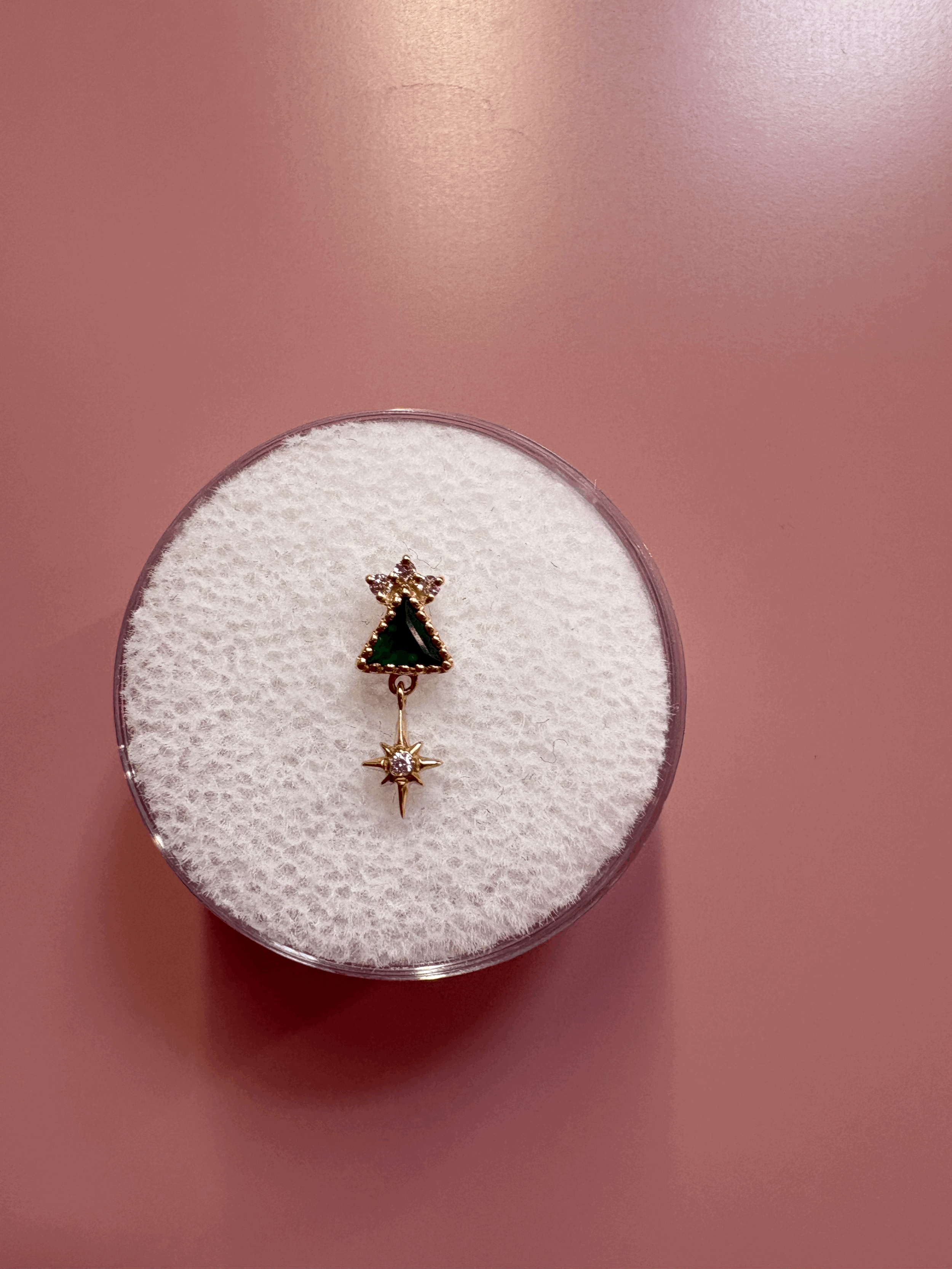 SOLSTICE GREEN CHALCEDONY / 14K YELLOW GOLD