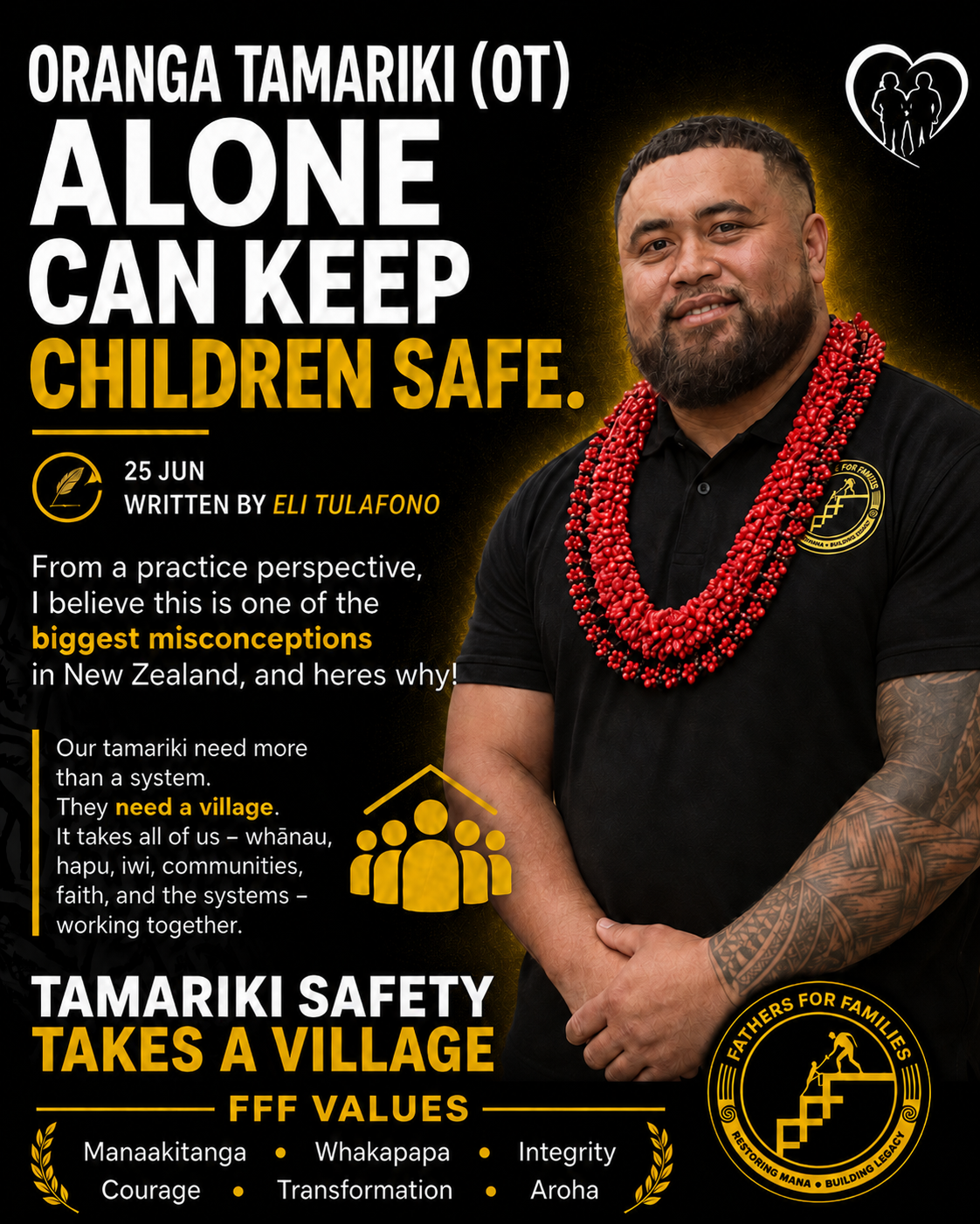 Oranga Tamariki (OT) alone can keep children safe.