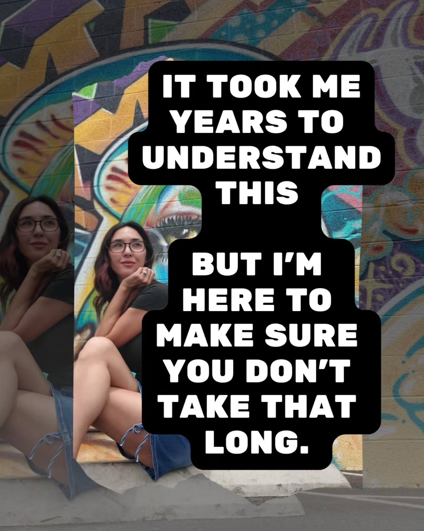 Notice I said to really understand this. To feel it... to trust it. That makes all the difference. 

This is something that I help women rewire to stop making decisions from external validation, expectations, or societal standards. 

I've been there.