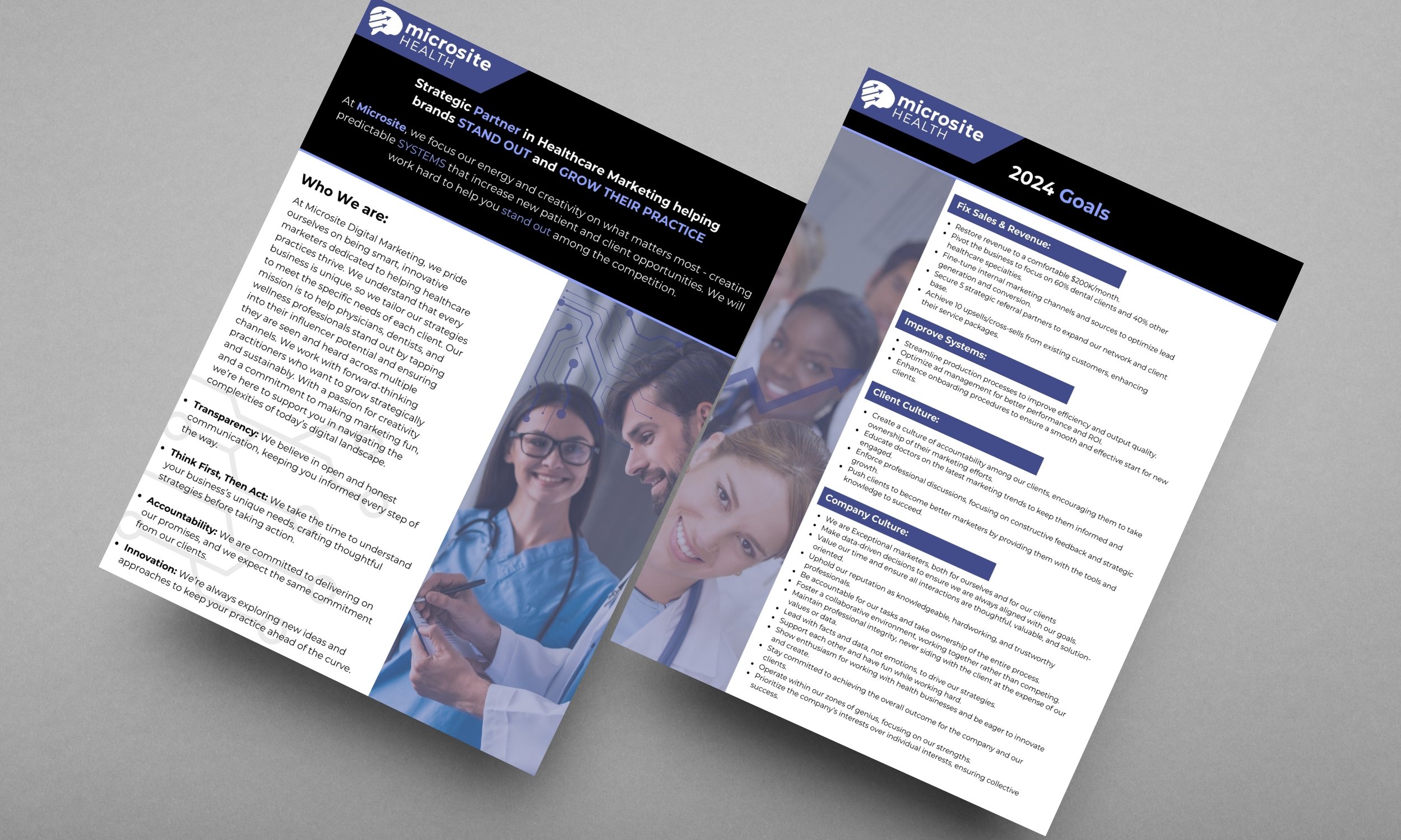 Microsite Flyers