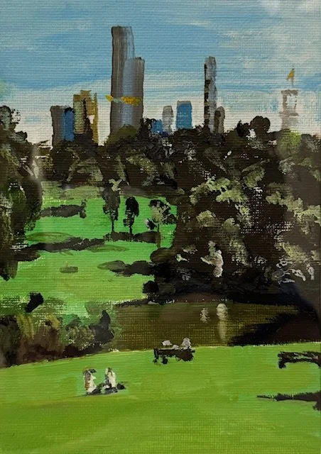 Botanical Gardens 5x7 Oil on Canvas