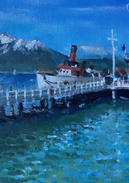 Queenstown NZ 5x7 Oil