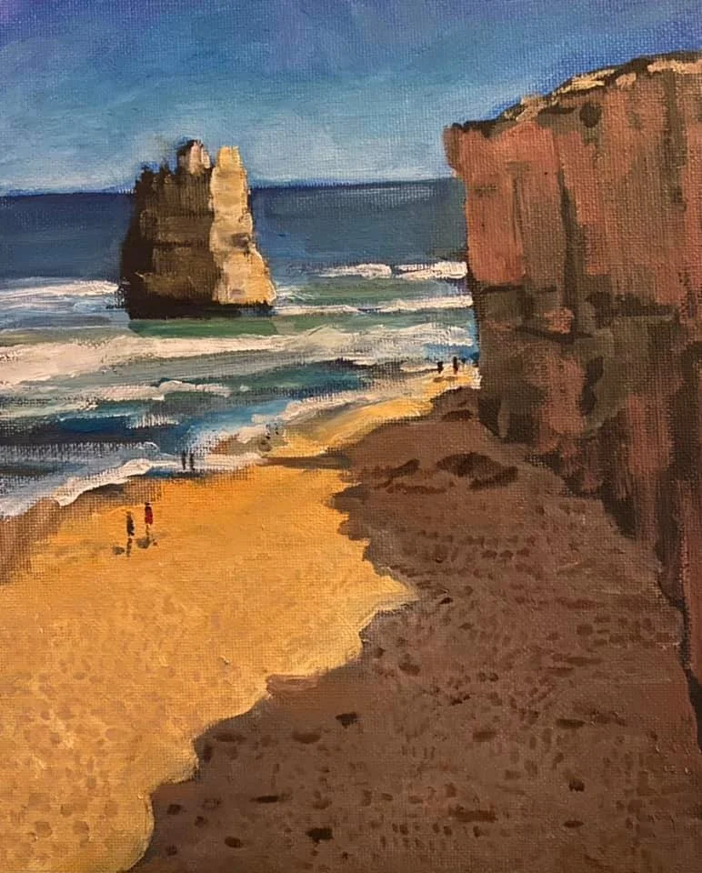 12 Apostles 5x7 Oil on Canvas Sold