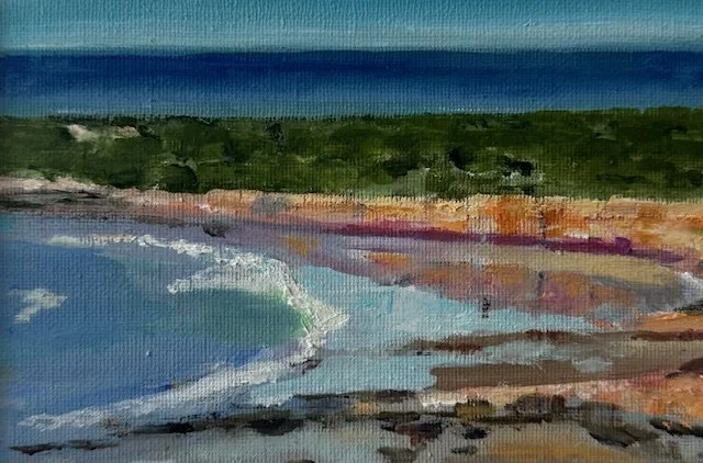 Anglesea lookout 7 x 5 Oil on Canvas