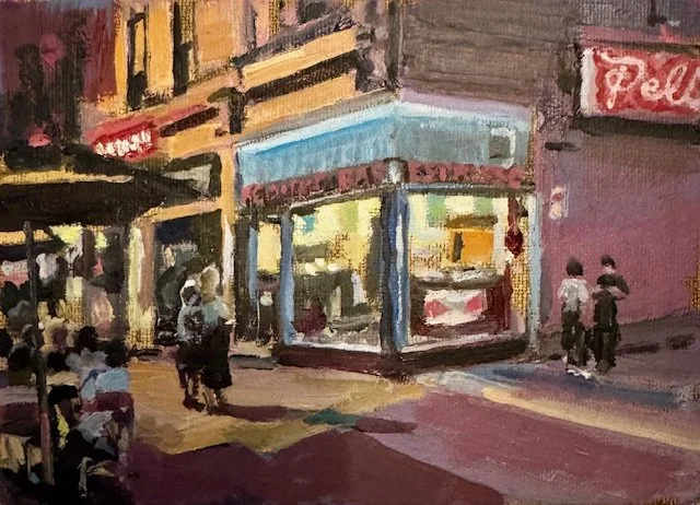 Pelligrinis Oil on canvas 7 x 5
