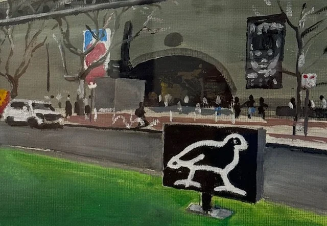 NGV birds 5x7 Oil on Canvas