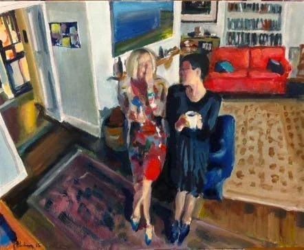 Ladies Lounge Gossip 510mm x 410mm Oil on canvas.jpg