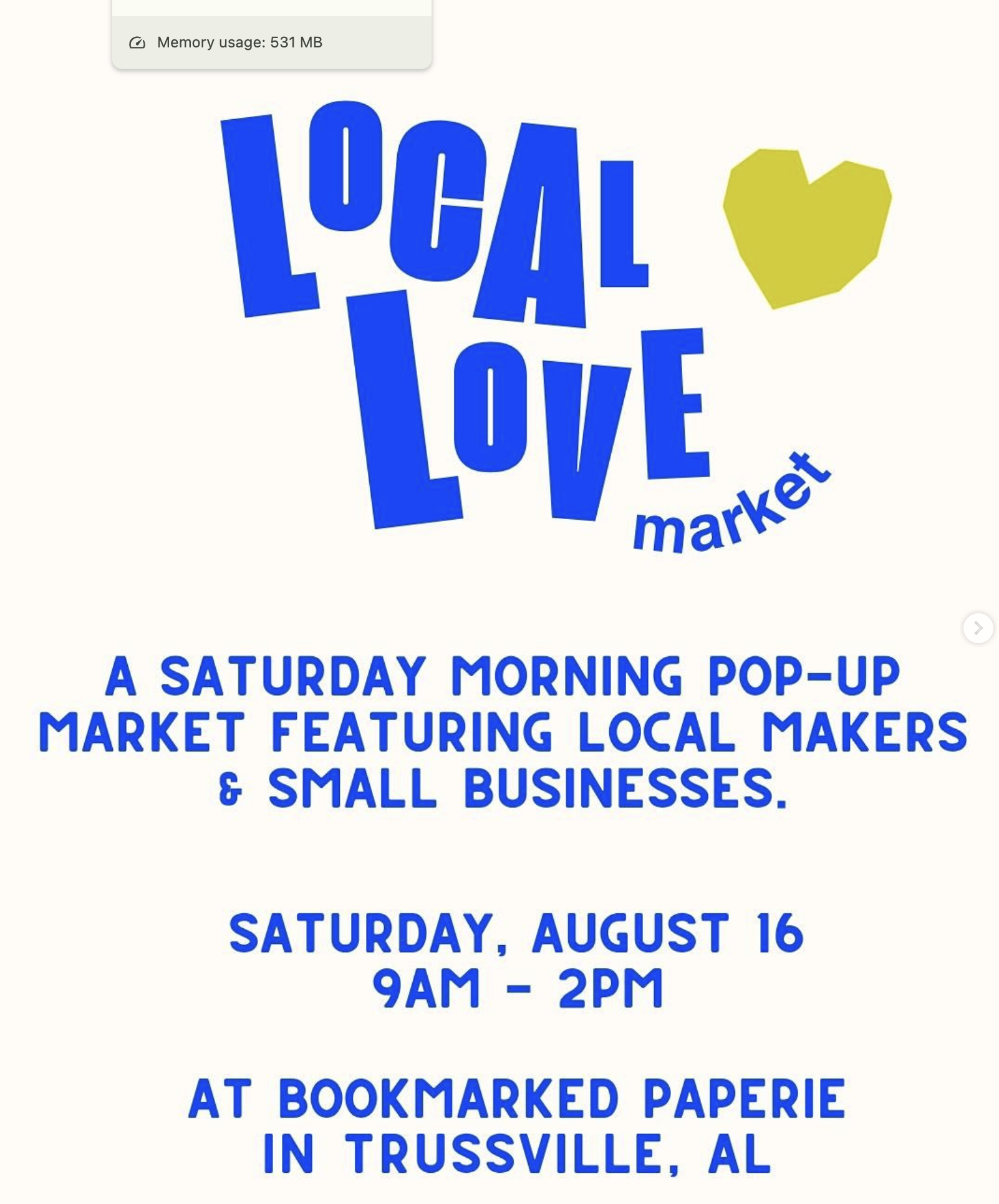Local Love Market @ Bookmarked Trussville