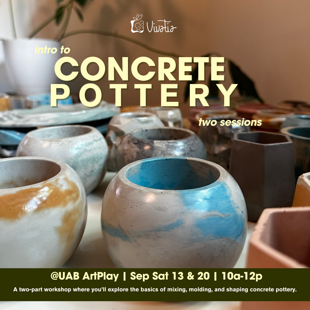Intro to Concrete Pottery Day 1