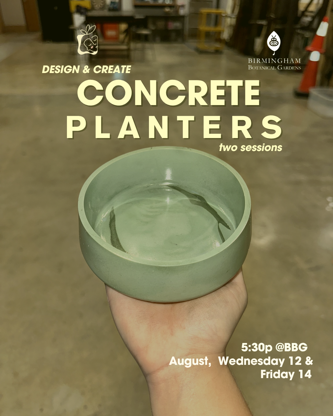 Design & Create: Concrete Planters