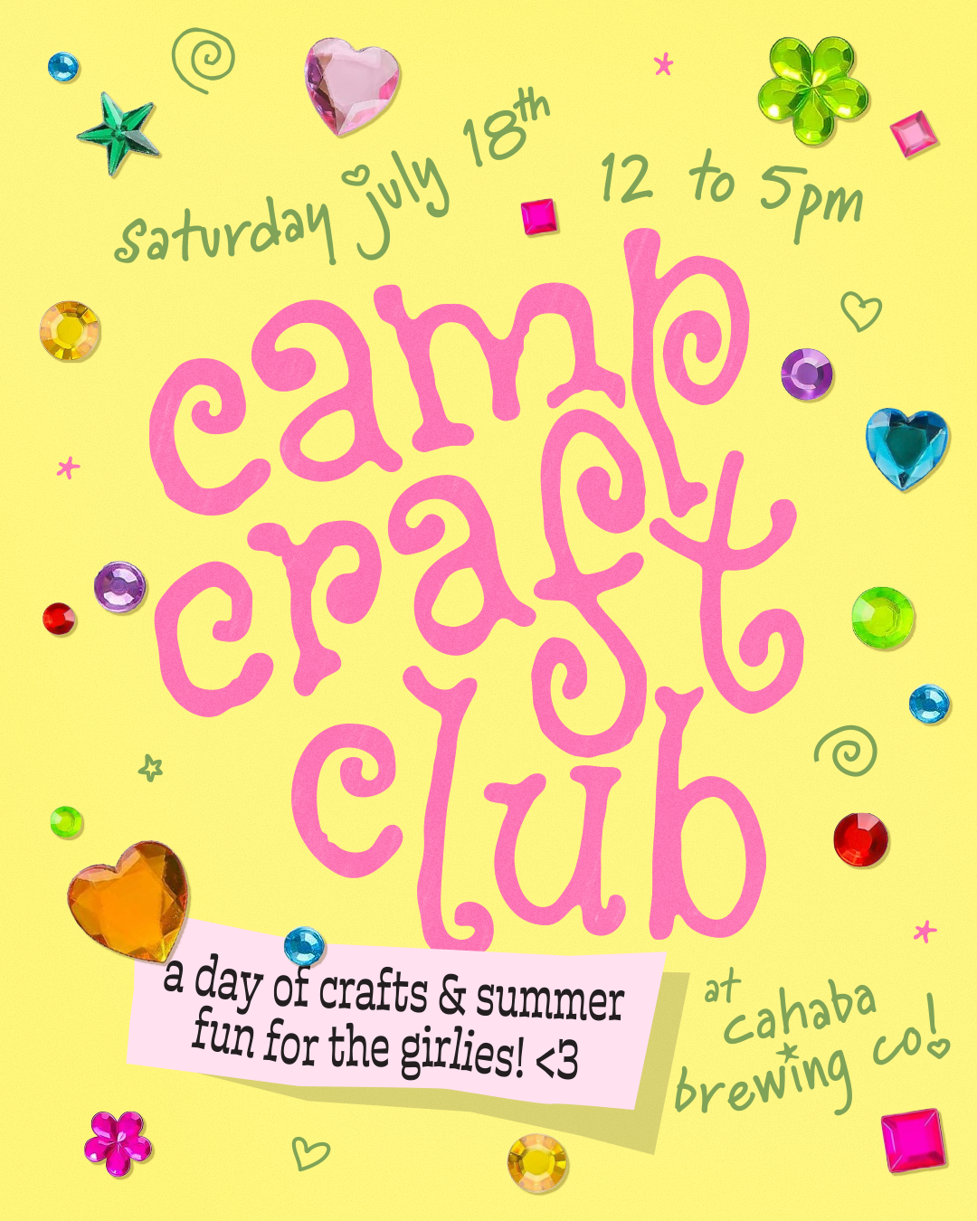 Camp Craft Club 2026 