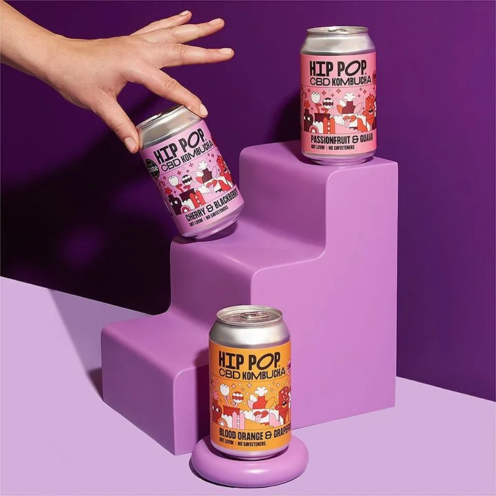 Hip Hops cans display