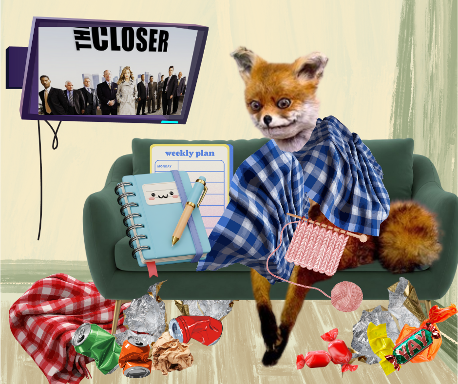 The same image, but the wheel of cheese has been replaced by a smiling weekly planner.