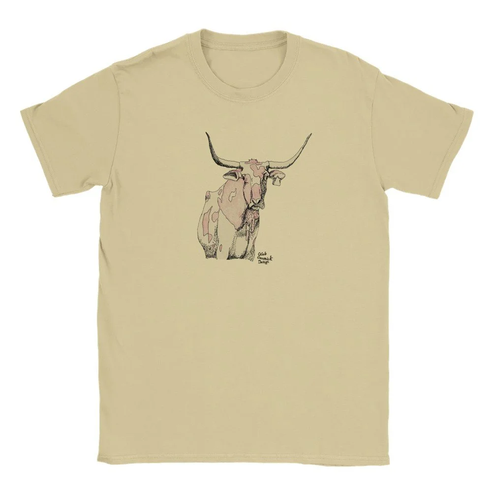 Pink Longhorn Shirt