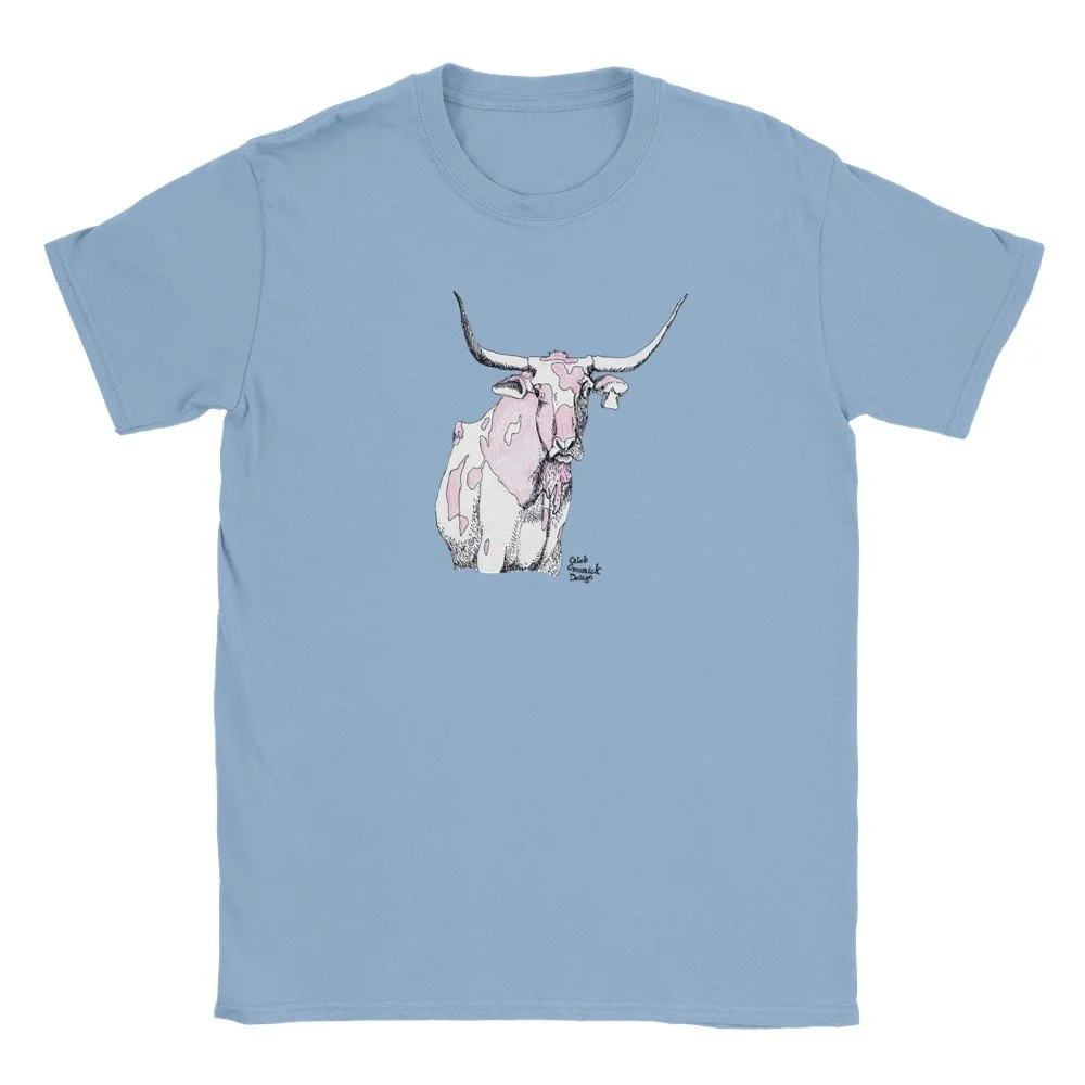 Pink Longhorn Shirt